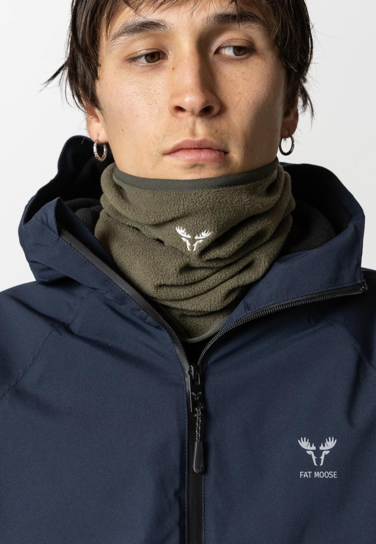 Cuello Fat Moose Fleece Tube Army