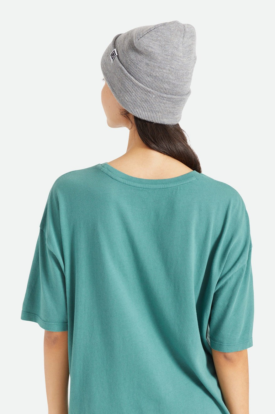Gorro Brixton Harbor Beta Watch Light Heather Grey