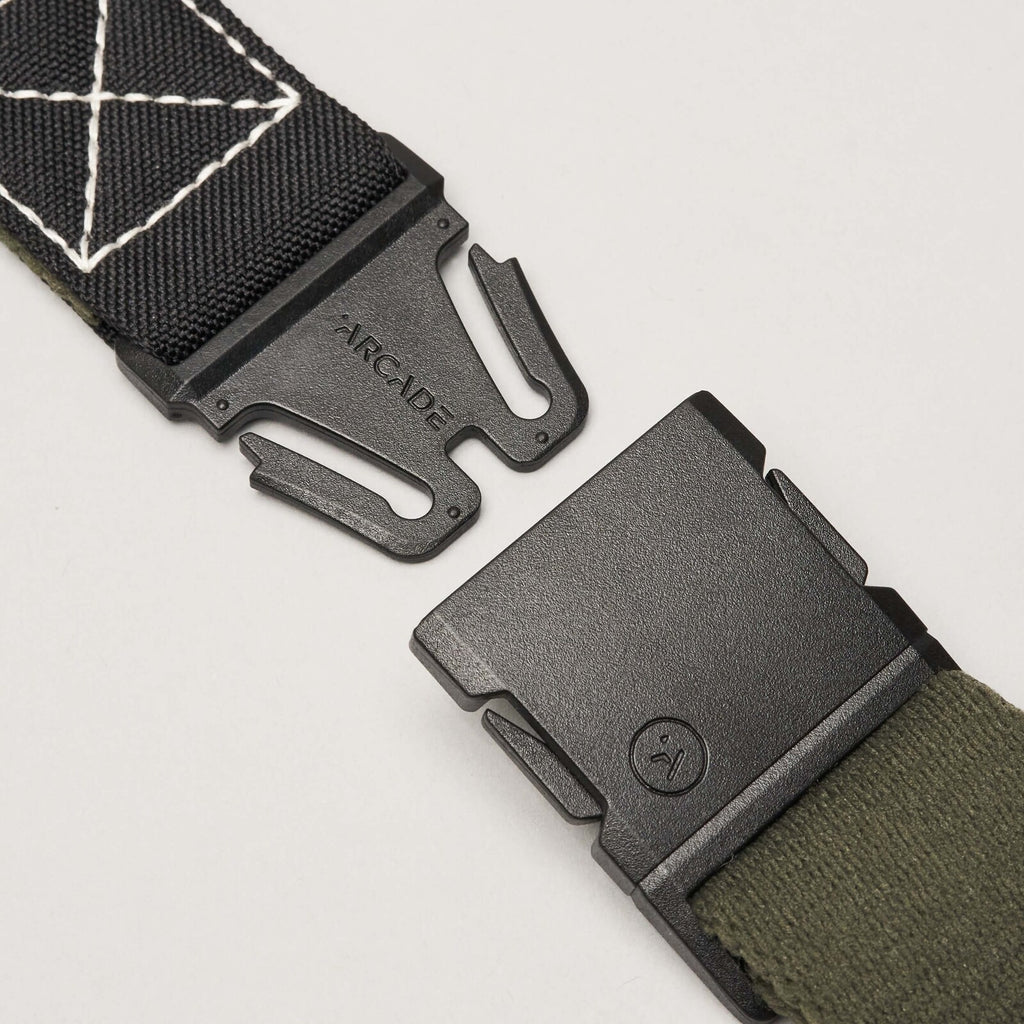 Cinturón Arcade Ridge Slim Ivy Green/Oat