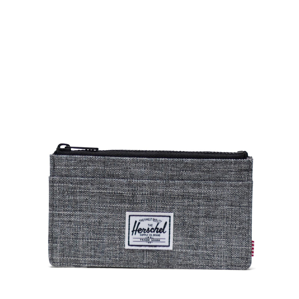 Tarjetero Herschel Oscar II con monedero Raven Crosshatch