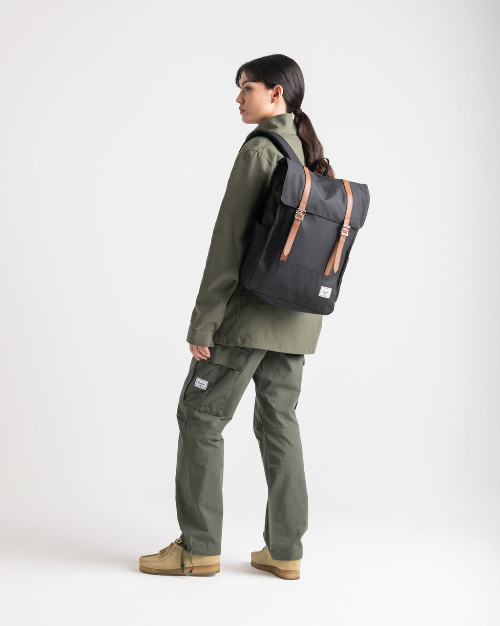 Mochila Herschel Survey Raven Crosshatch
