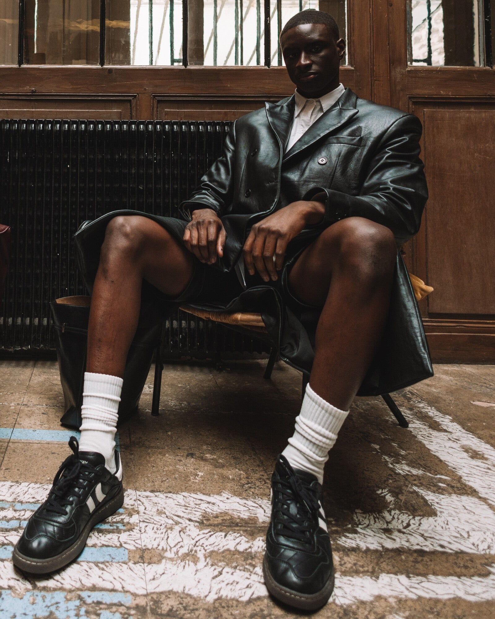 Coolway Goal Black Leather Zapatillas Hombre