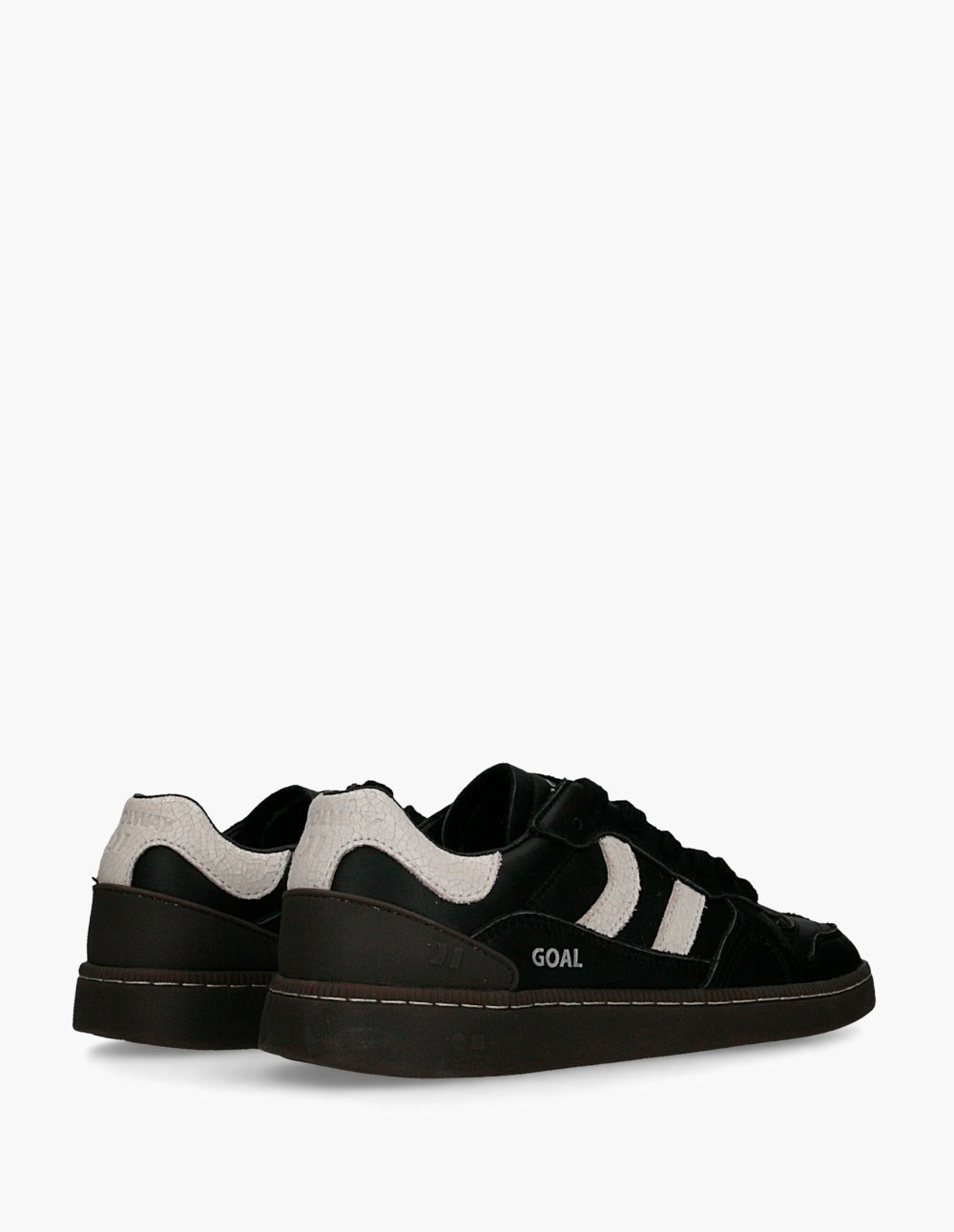 Coolway Goal Black Leather, Zapatillas Mujer