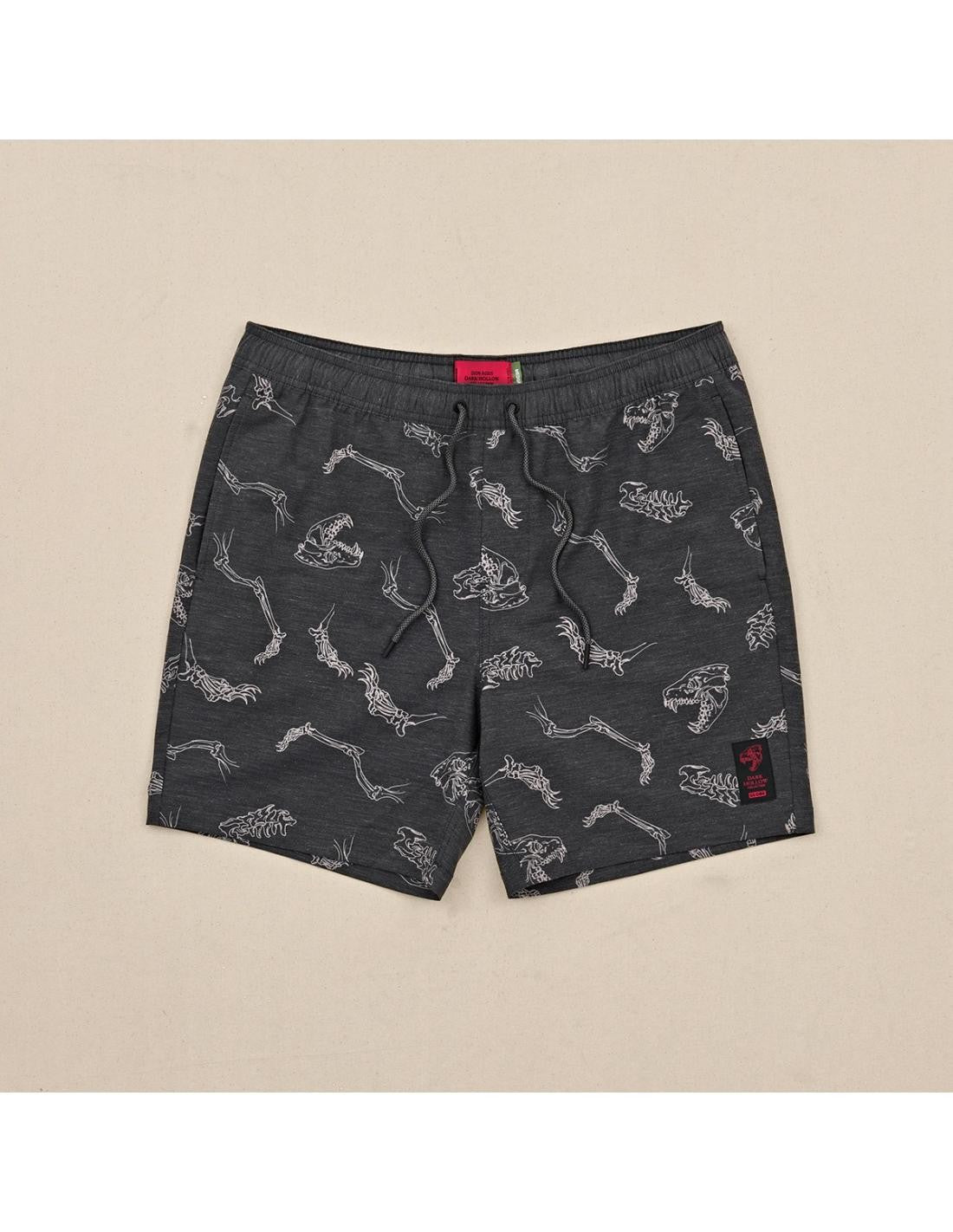 Bermuda Globe Dion Agius Poolshort Black