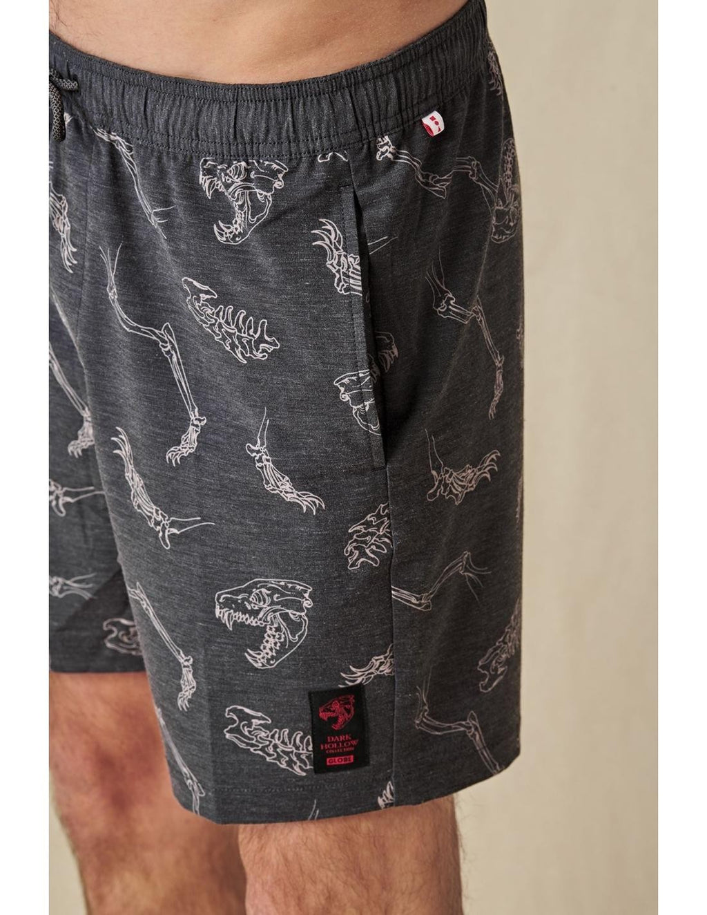 Bermuda Globe Dion Agius Poolshort Black