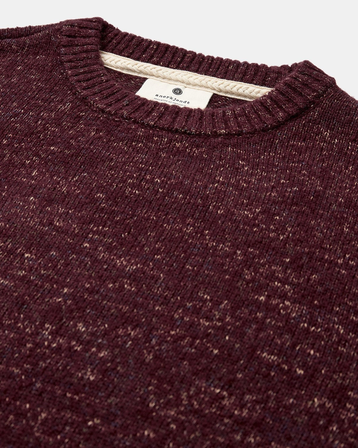 Jersey Anerkjendt Aksune Space Yarn Crew Neck Port Royal