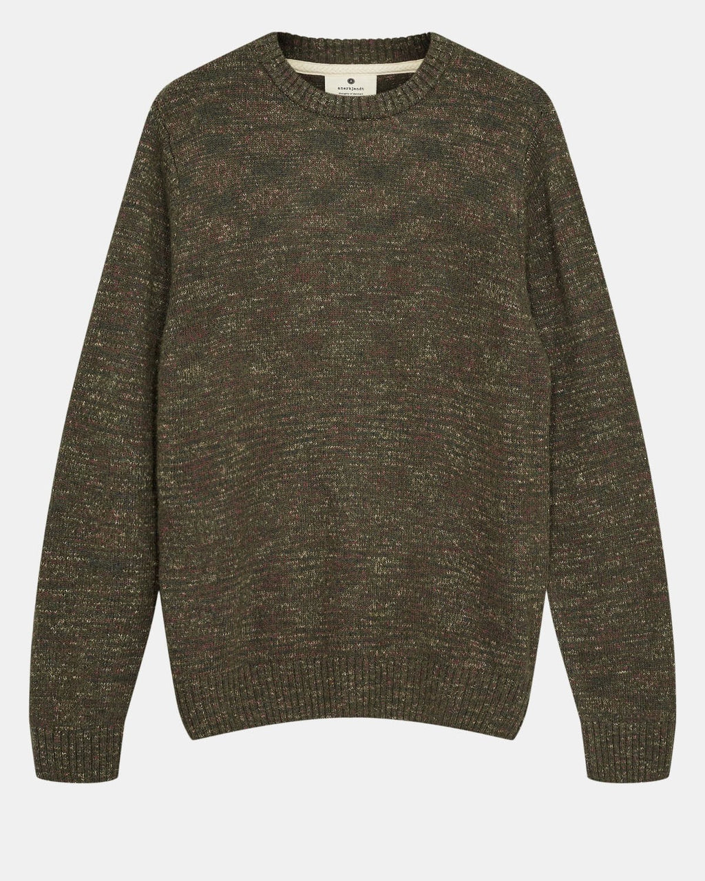 Jersey Anerkjendt Aksune Space Yarn Crew Neck Forest Night