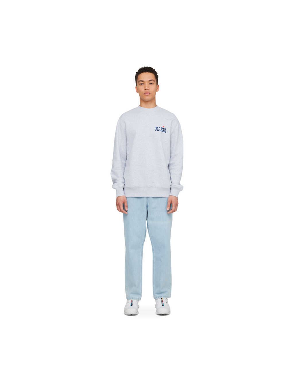 Sudadera Makia Heartache gris claro