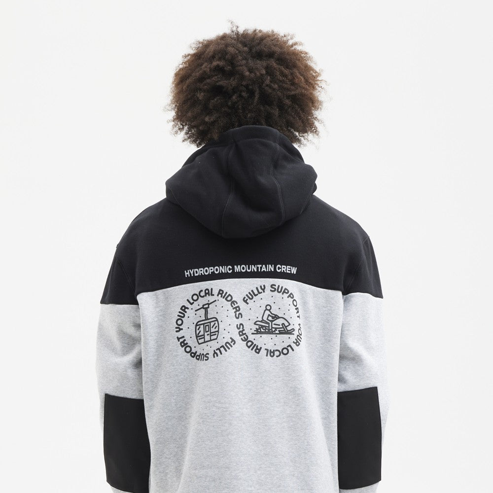 Sudadera Hydroponic DH Support Black/Heather Grey