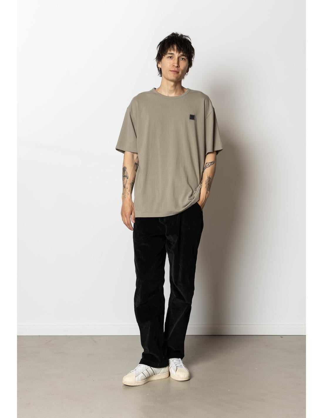 Camiseta Fat Moose Cave organic Grey Green