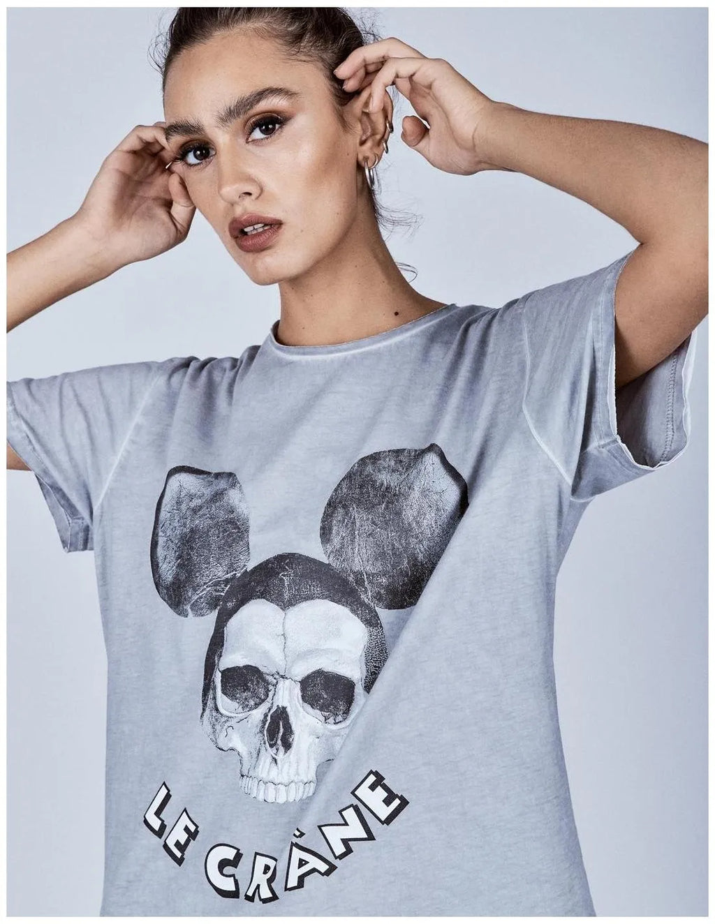 Camiseta Le Crane Mouse Grey
