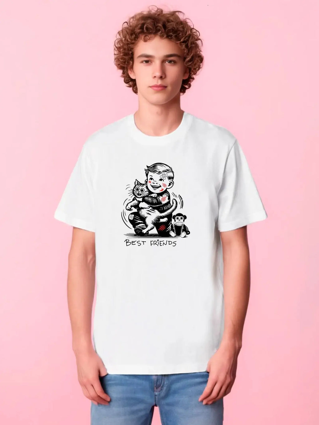 Camiseta Loco Monky Best Friends