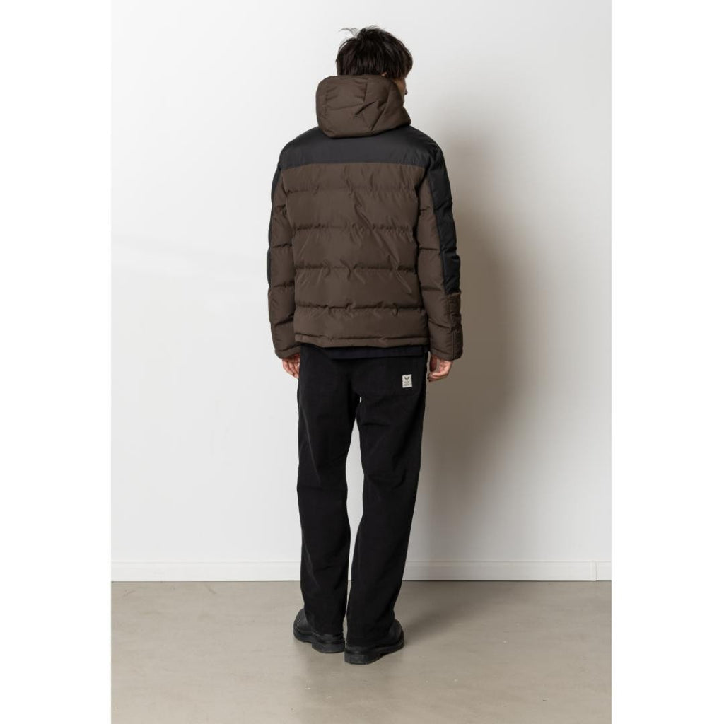 Puffer Fat Moose Birk Block Negro y Marron