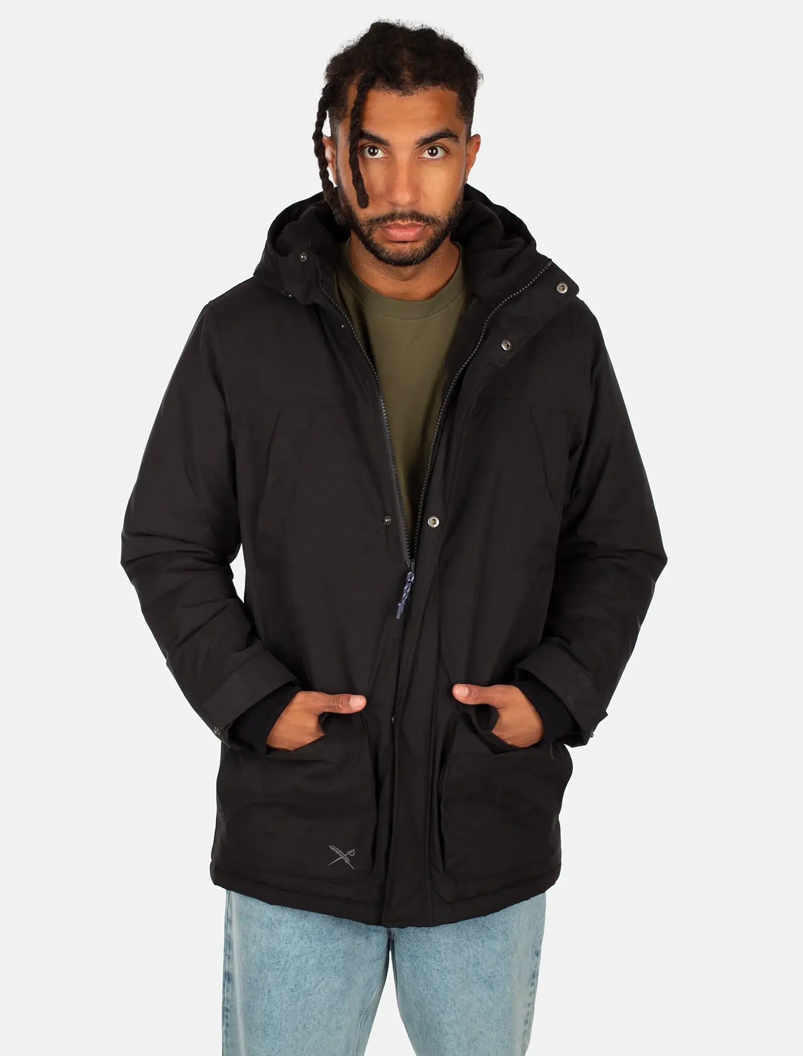 Abrigo Iriedaily Nilas Parka Black