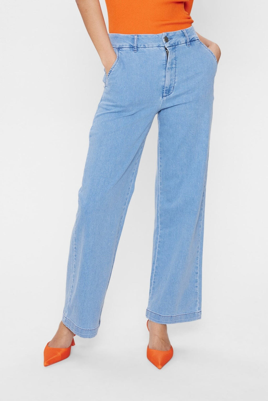 Pantalón Nümph Nuamber Pants Light Blue Denim