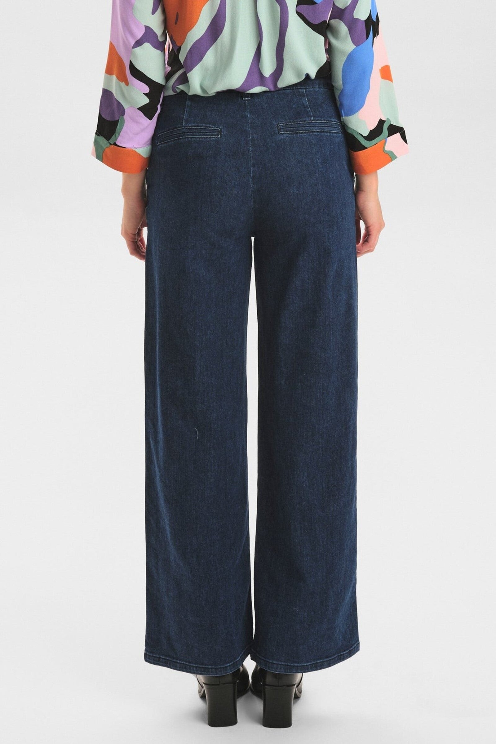 Pantalones Nümph Nuamber Pant Dark blue denim