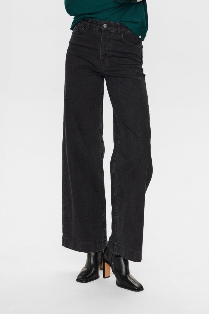 Pantalones Nümph Nuparis Jeans Long Black