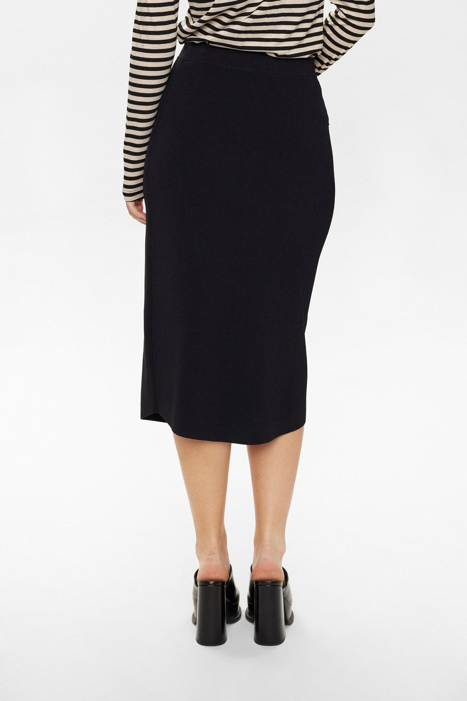 Falda Nümph Nulilly Long Skirt Caviar