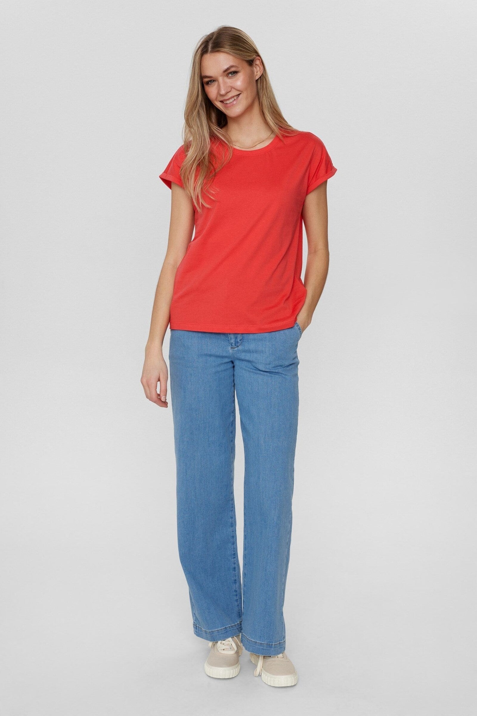 Camiseta Nümph Nubeverly Teaberry