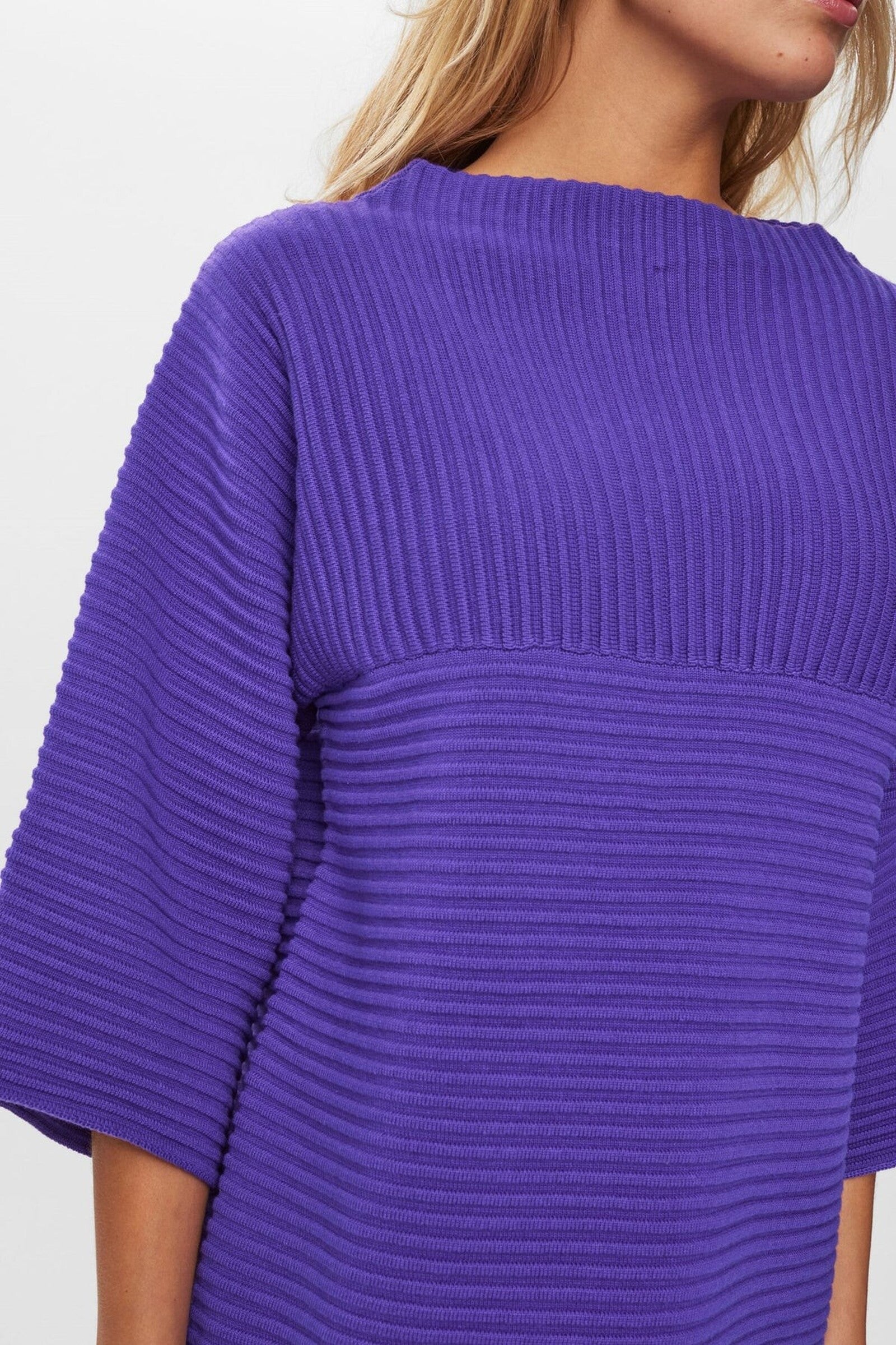 Jersey Nümph Nuirmelin O-Neck Pullover Tillandsia Purple