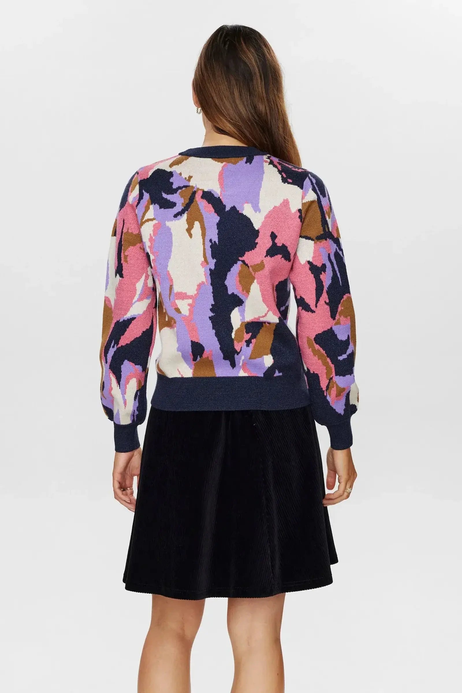 Jersey Nümph Nuconelle Pullover Paisley Purple