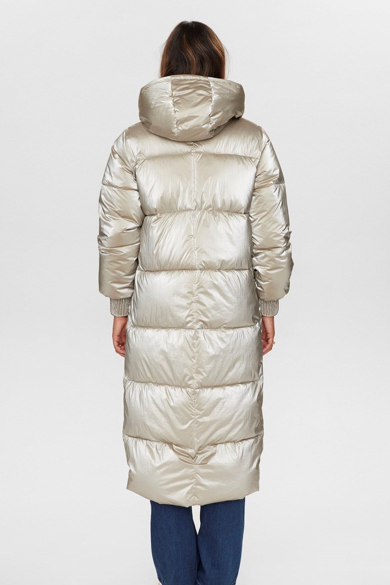 Abrigo Nümph Nukaro Champagne