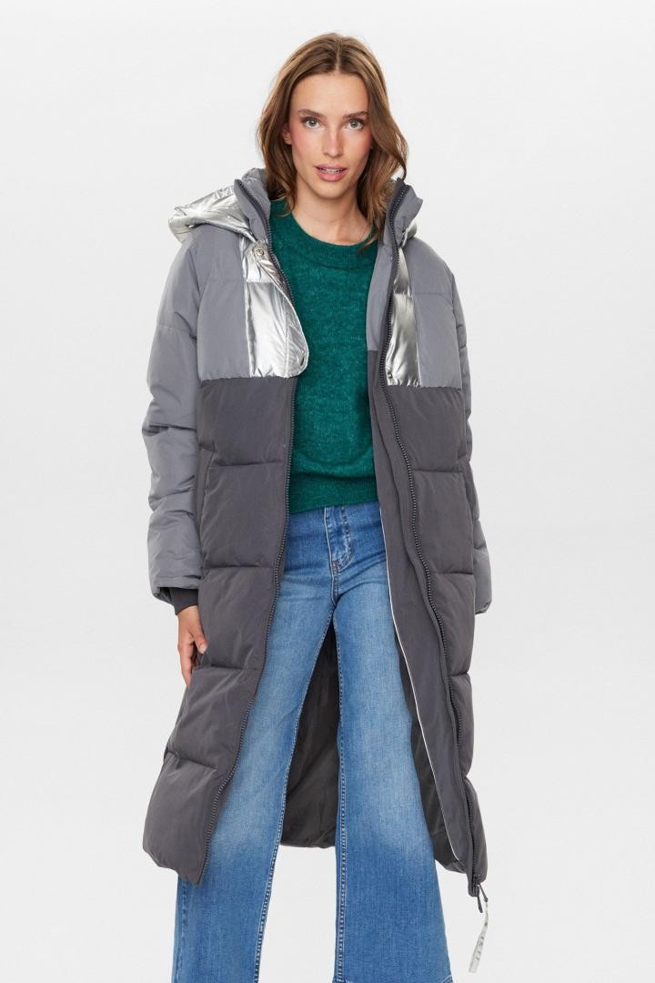 Abrigo Nümph Nutrisia New Jacket Asphalt