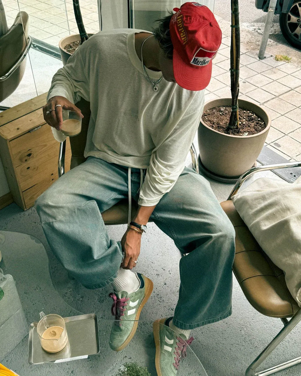 Coolway Goal Green Kakhi, Zapatillas Hombre