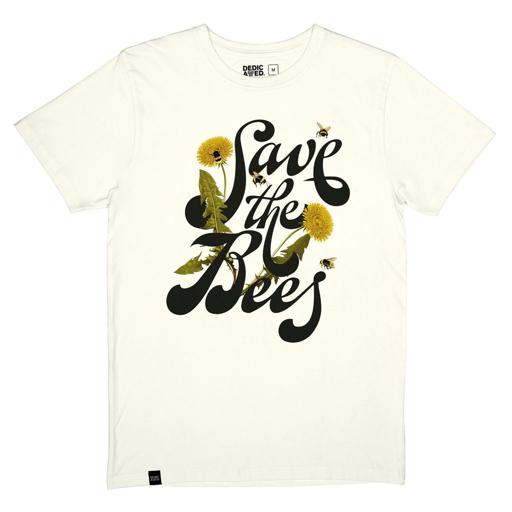 Camiseta Dedicated Stockholm Save the bees off white