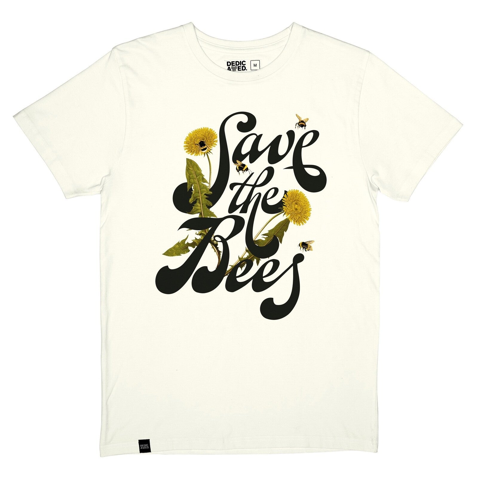 Camiseta Dedicated Stockholm Save the bees off white