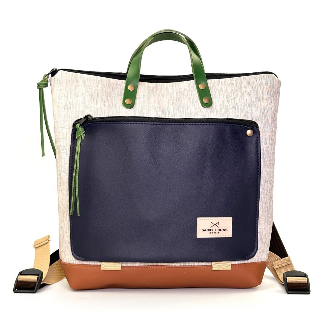 Mochila Daniel Chong Book Holder Cuadrada impermeable DZ