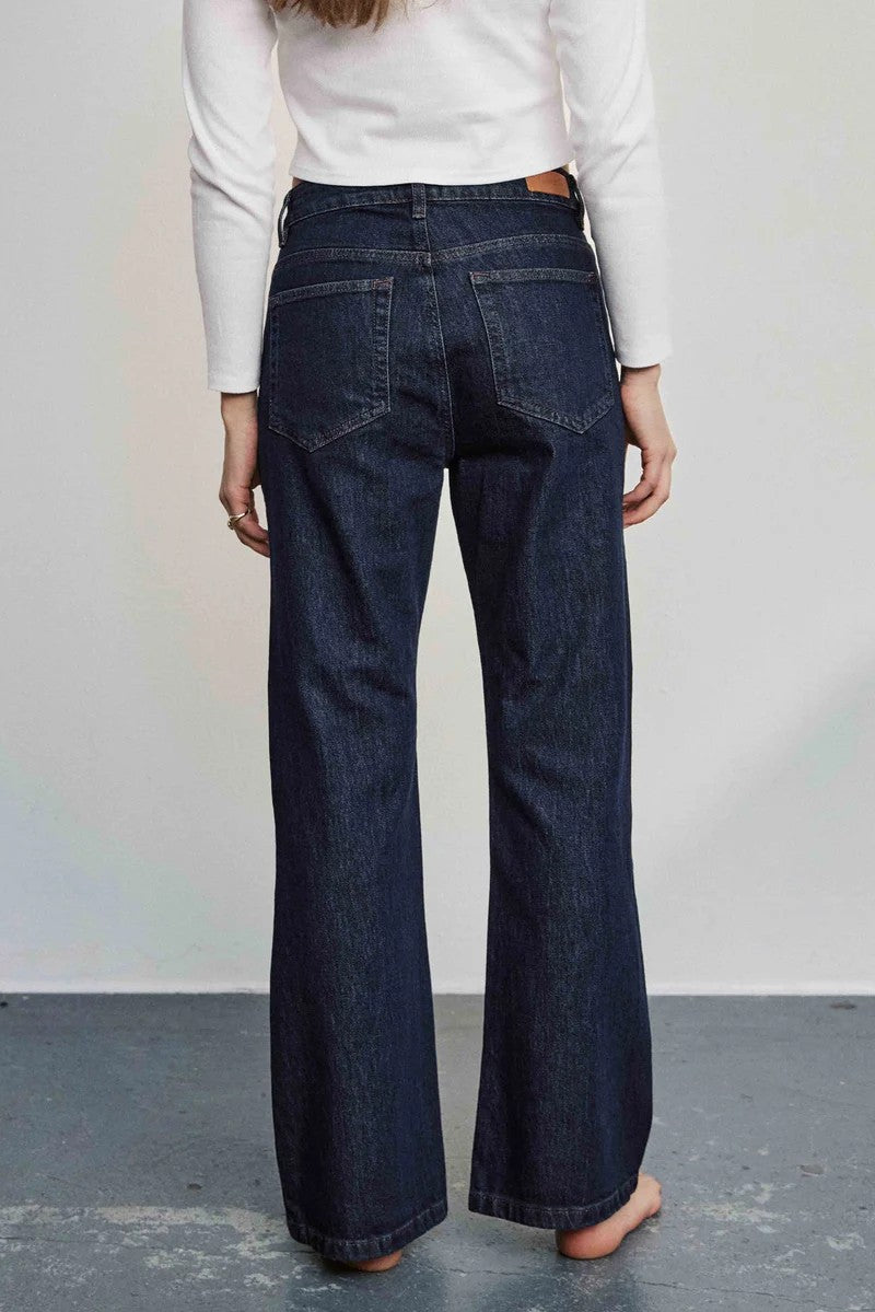 Pantalones Nümph Nulondon Jeans Short Dark Blue Denim