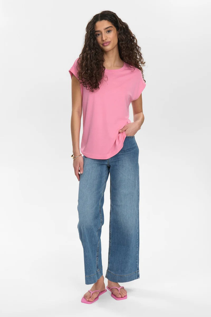 Camiseta Nümph Nulizy Top  Pink Carnation