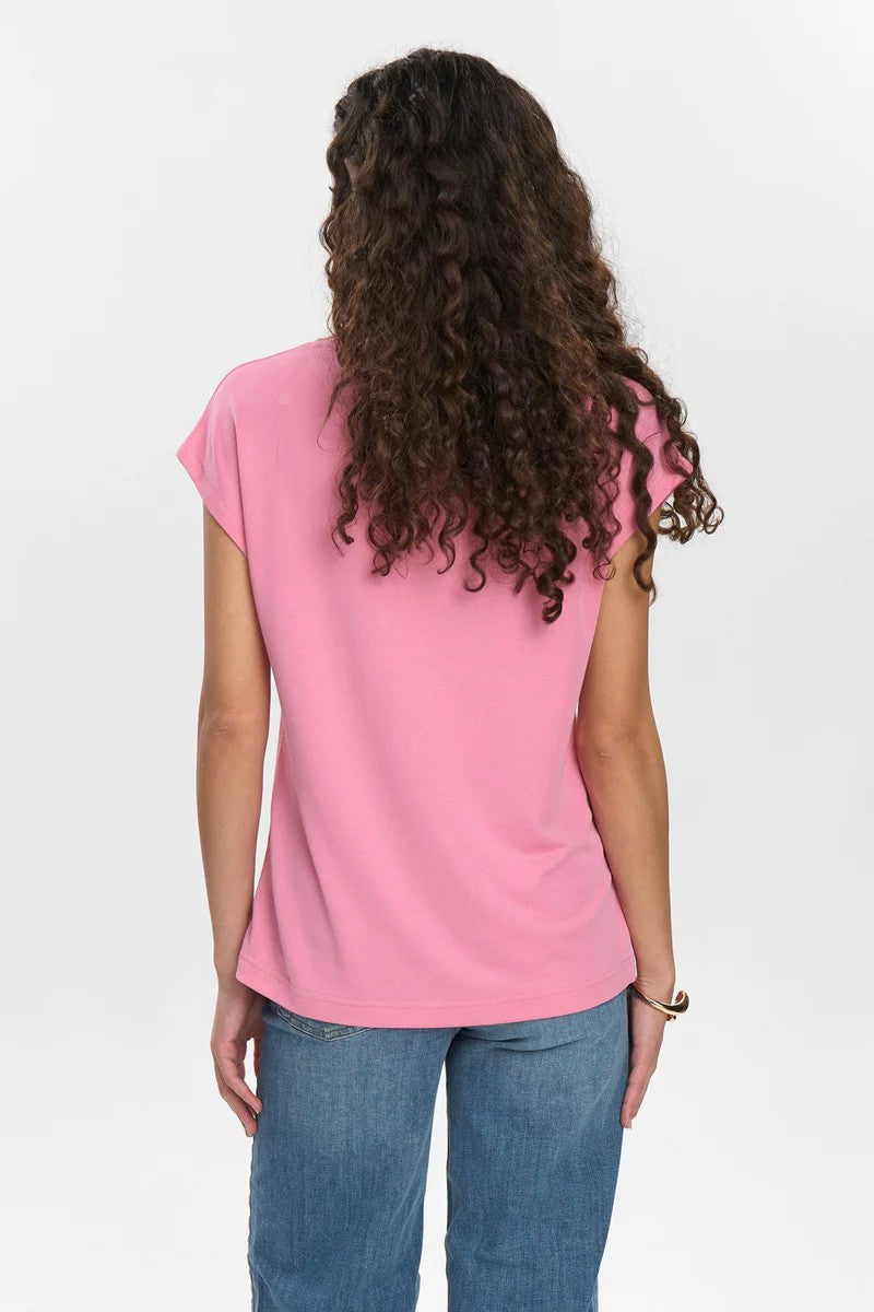 Camiseta Nümph Nulizy Top  Pink Carnation