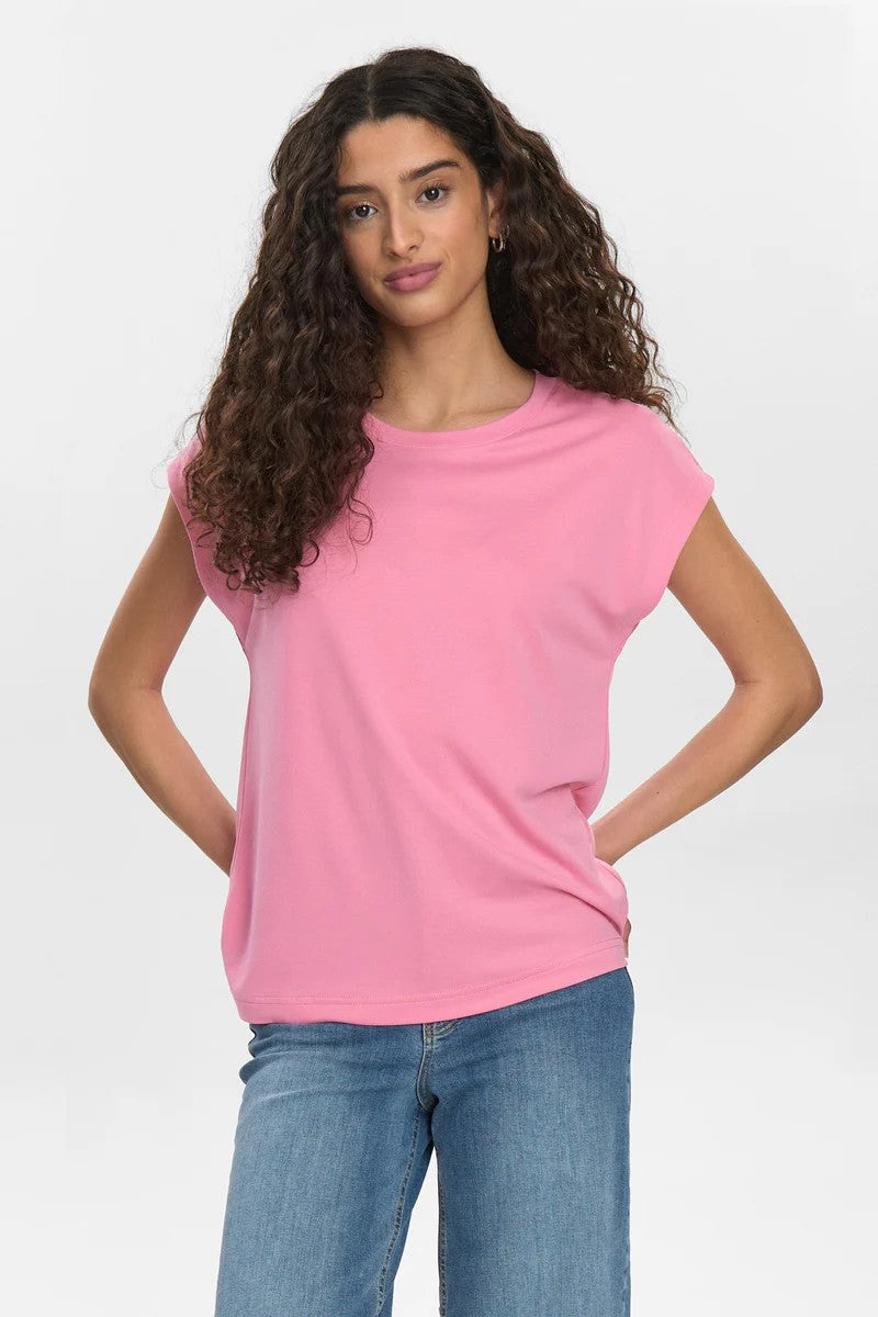 Camiseta Nümph Nulizy Top  Pink Carnation