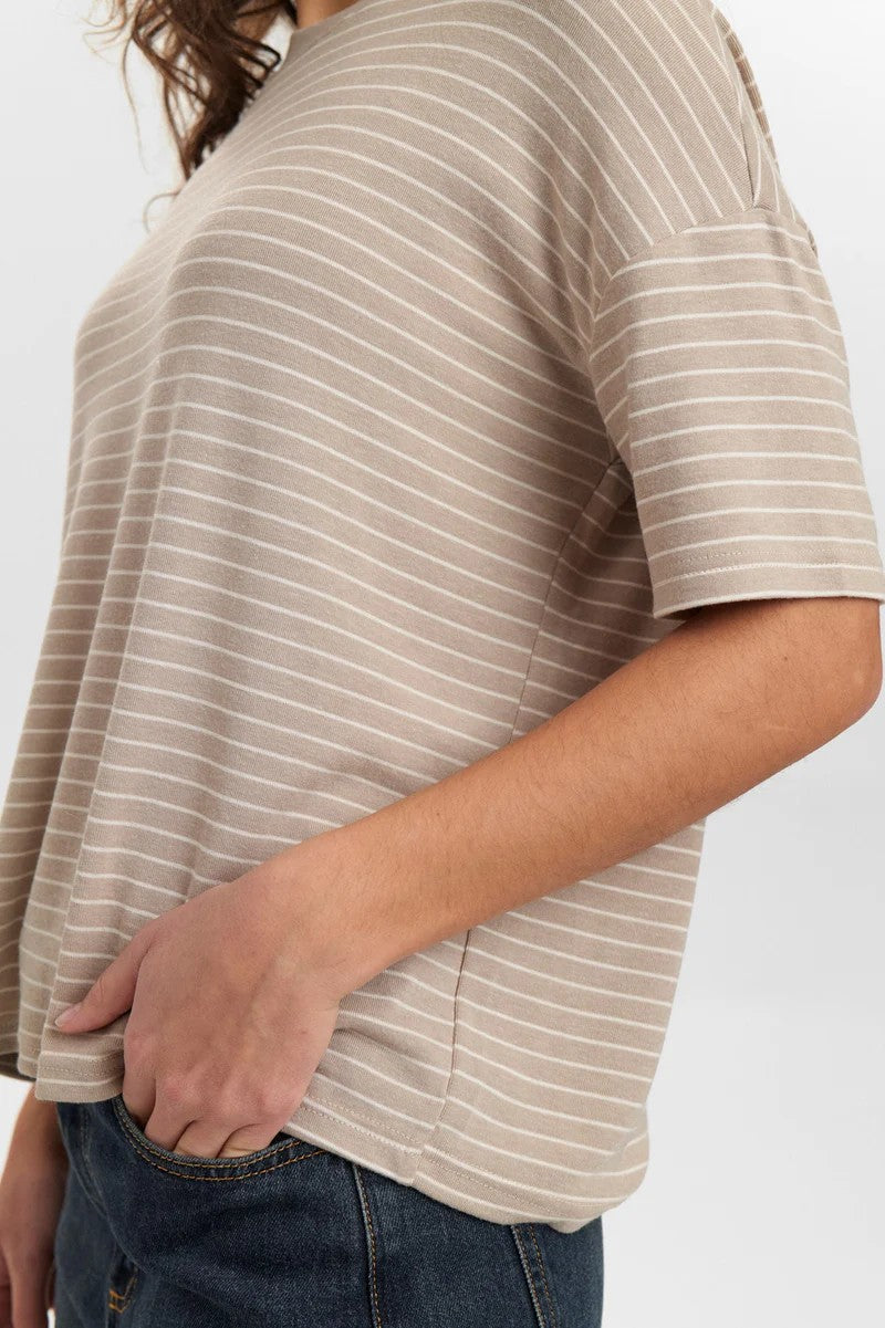 Camiseta Nümph Nubriery T-Shirt Grey Morn