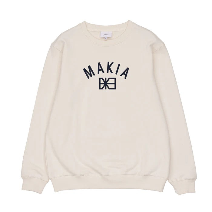 Sudadera Makia Port Sweatshirt Natural White
