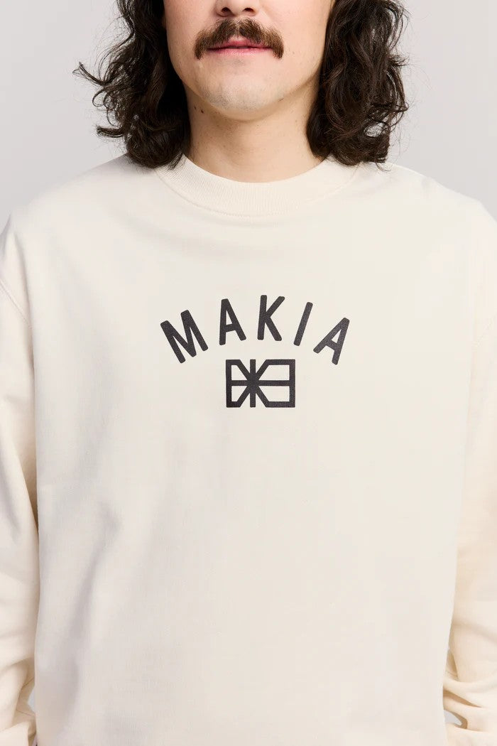 Sudadera Makia Port Sweatshirt Natural White