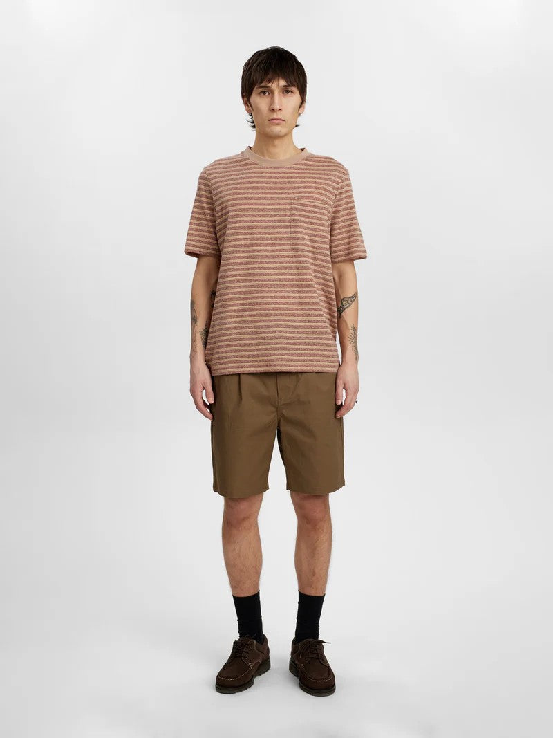 Camiseta Anerkjendt Akkikki Stripe tee Auburn