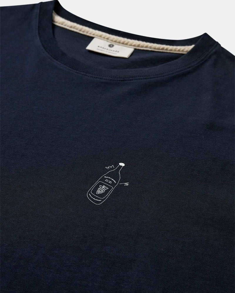 Camiseta Anerkjendt Akkikki Seasonal Tee Sky Captain