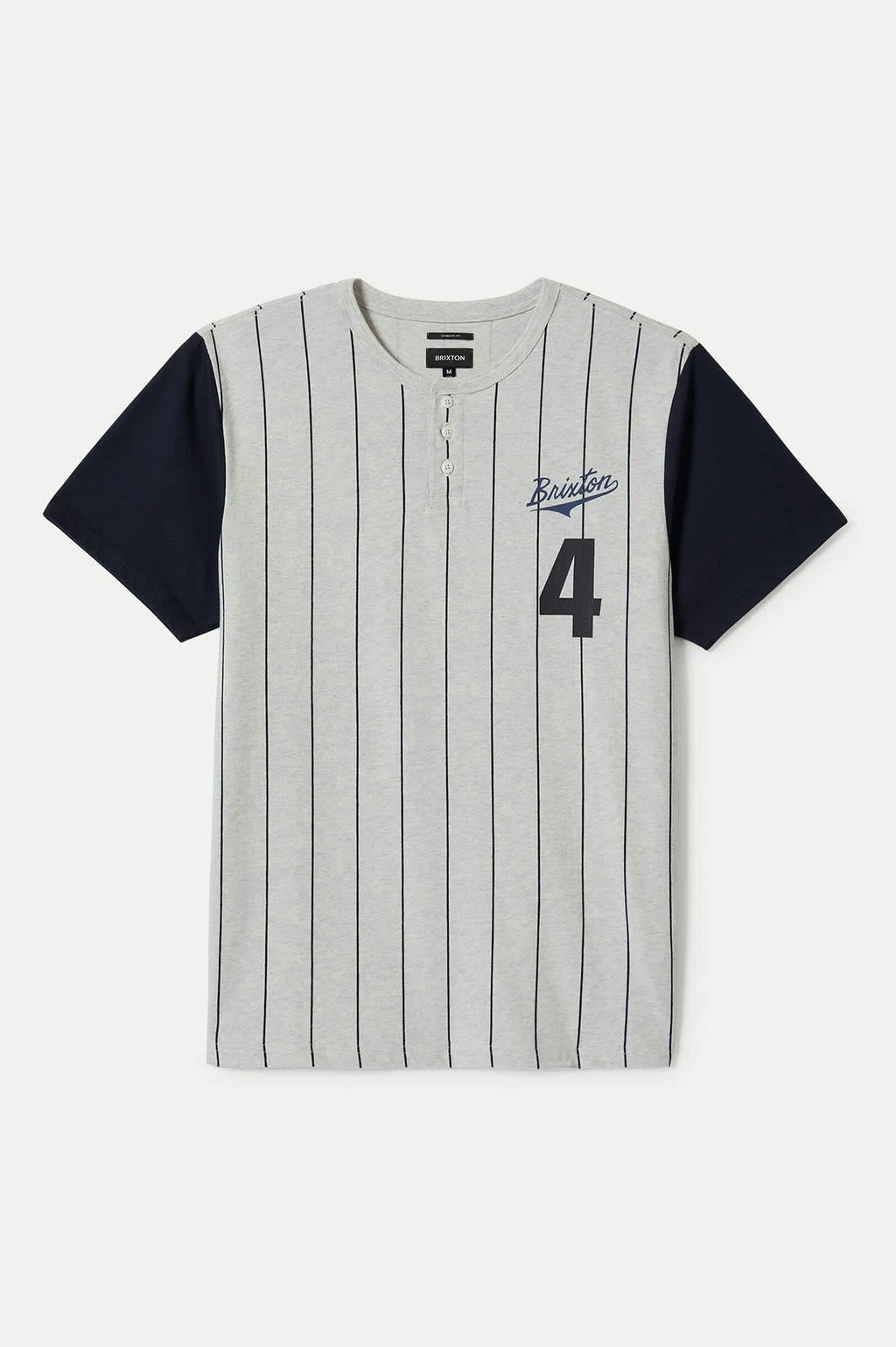 Camiseta Brixton The League Baseball Heather Grey Ash