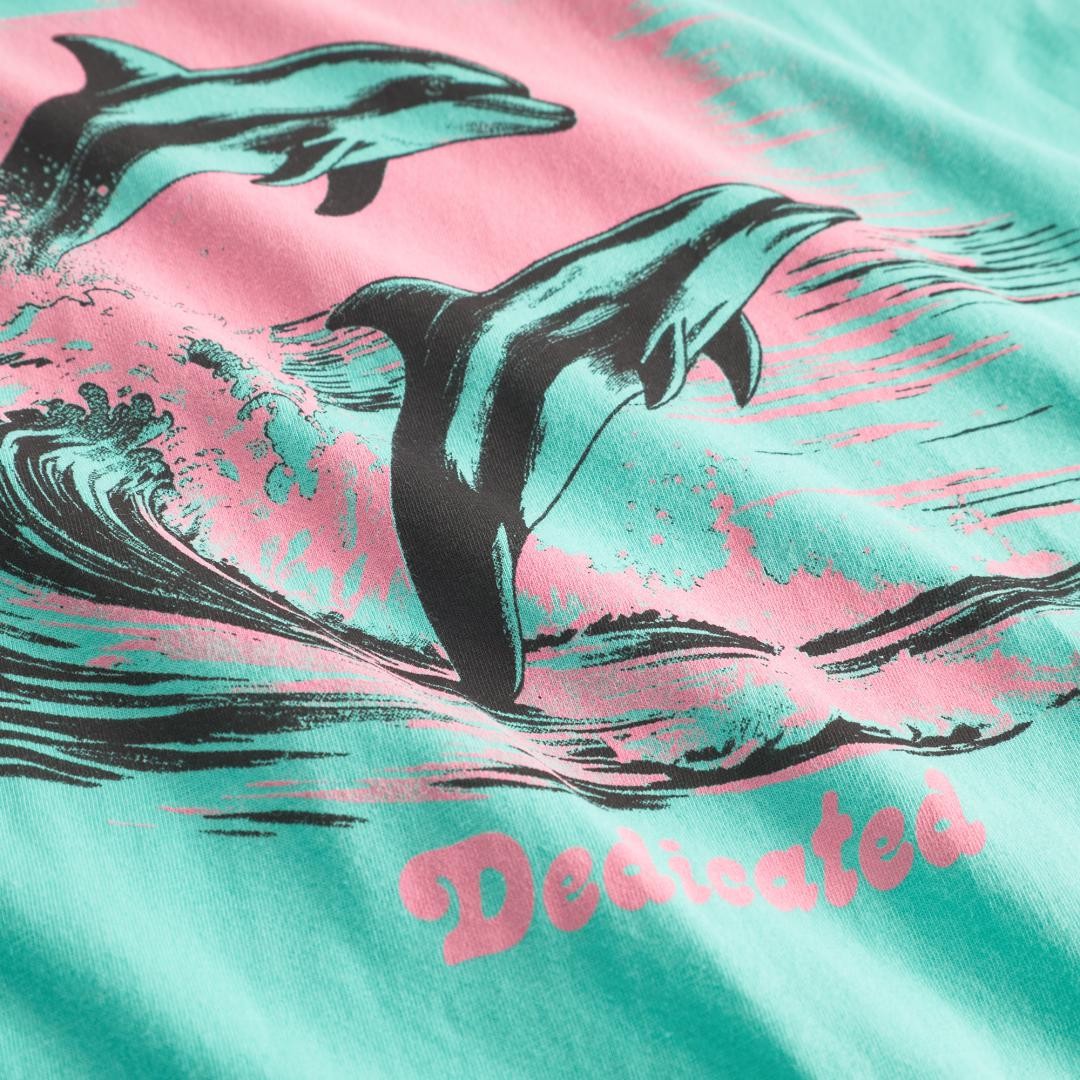 Camiseta Dedicated Stockholm Dolphin Wave Pool Blue