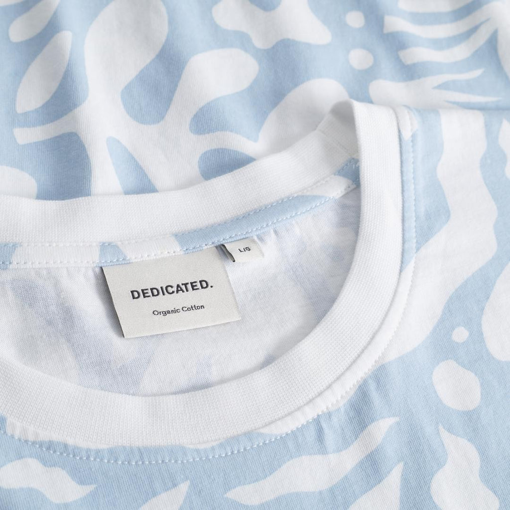 Camiseta Dedicated Stockholm Wonky Beach Skyway Blue