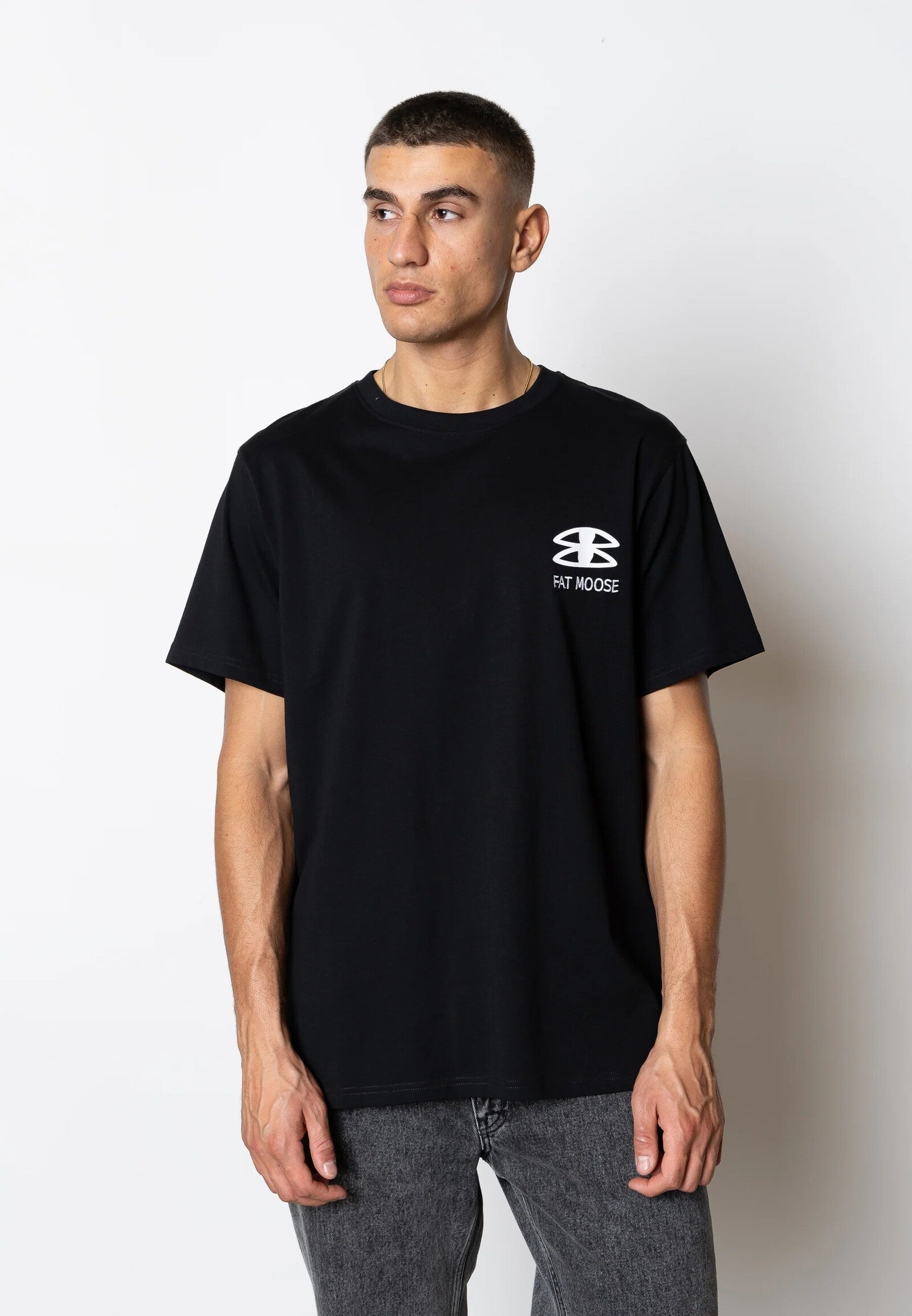 Camiseta Fat Moose Lutz T-shirt Black