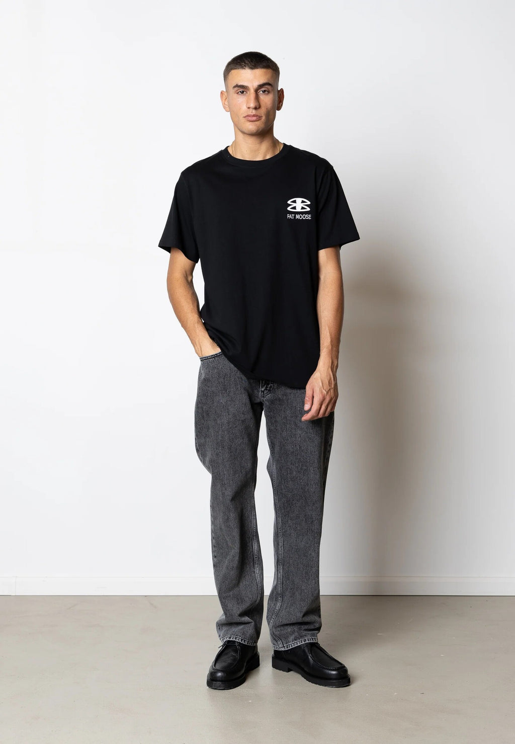 Camiseta Fat Moose Lutz T-shirt Black