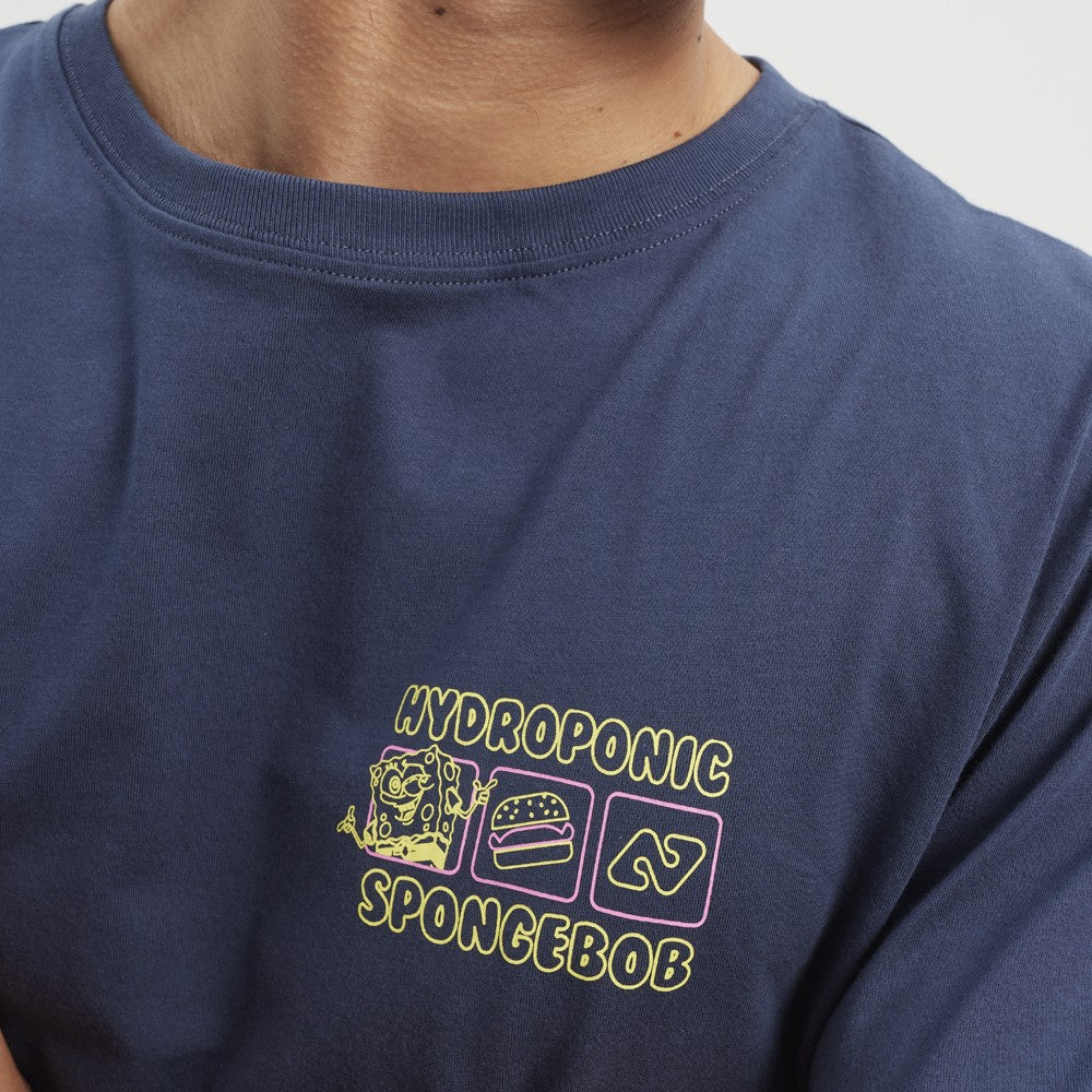 Camiseta Hydroponic x Bob Esponja Neon Dark Blue