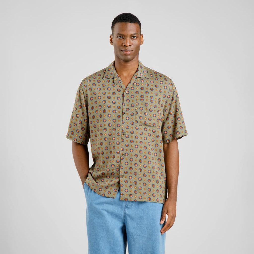Camisa Dedicated Marstrand Medallion Dusty Green