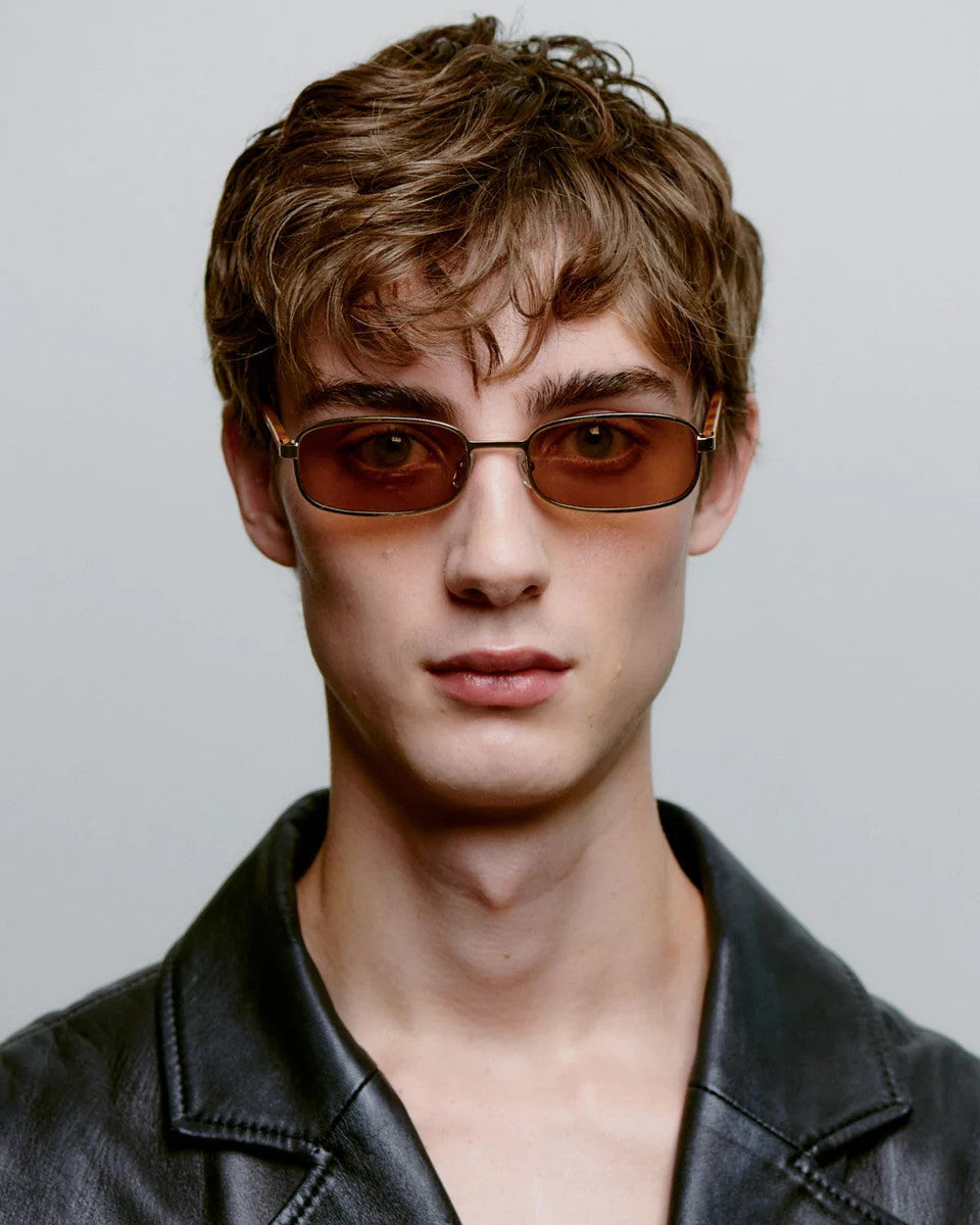 Gafas de sol A.Kjaerbede Noah Gold Burnt Amber
