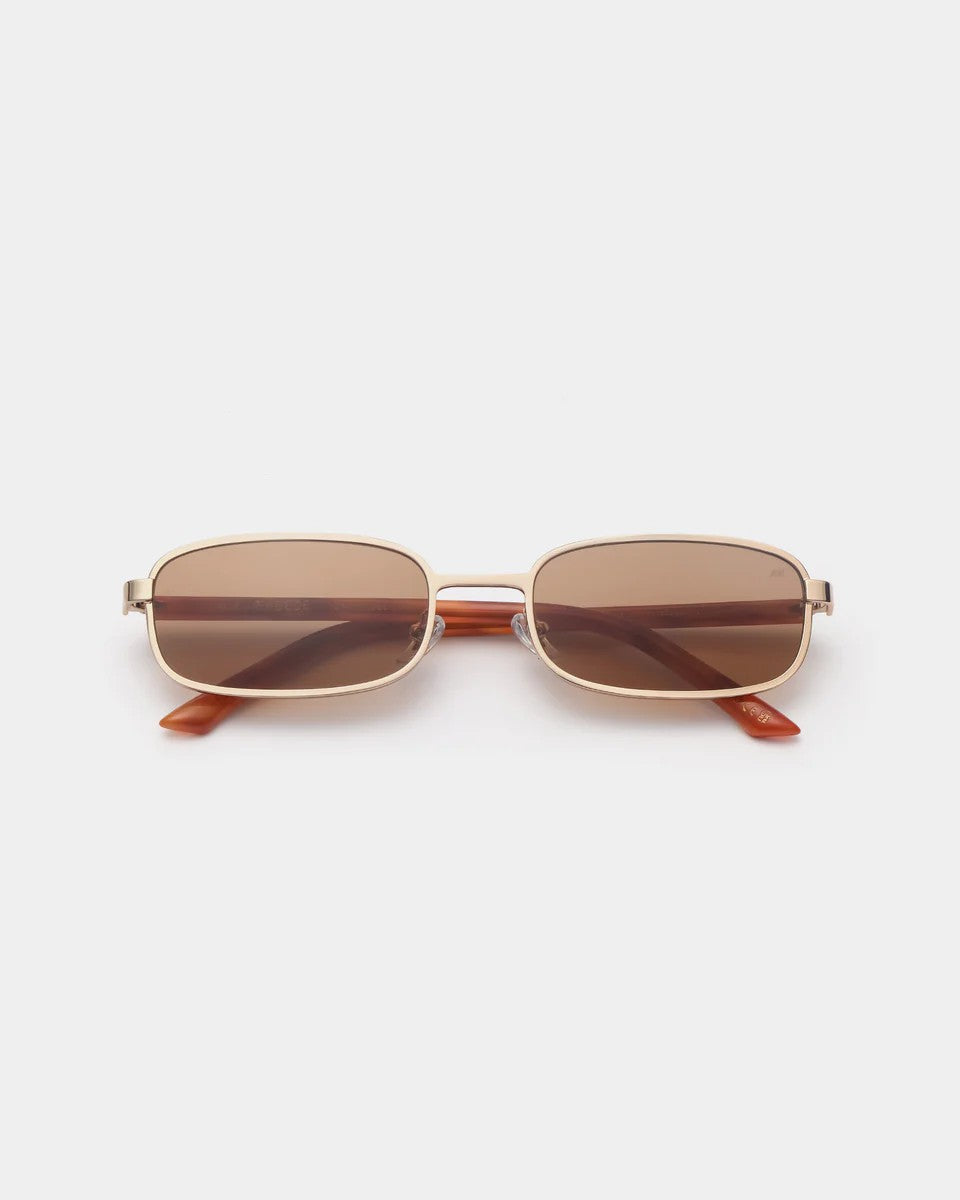 Gafas de sol A.Kjaerbede Noah Gold Burnt Amber