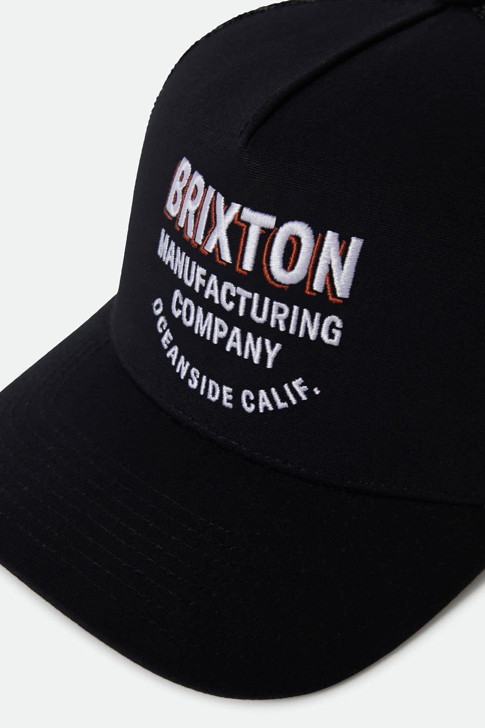 Gorra Brixton Redoubt Crest Netplus Black Black